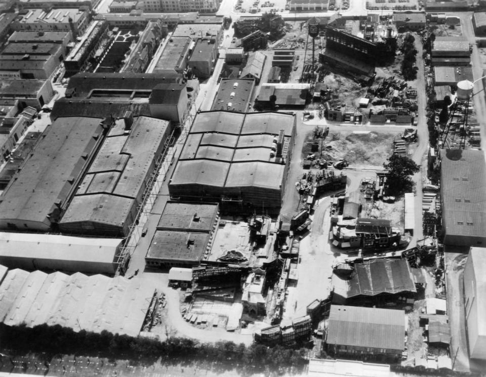 The Paramount studio lot, circa 1933.