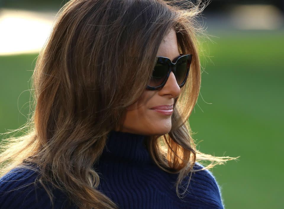 Melania, is that really you? Photo: Getty