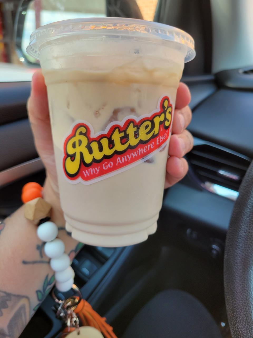 This iced coffee from Rutter's ranked third on the list for the best gas station iced coffees.