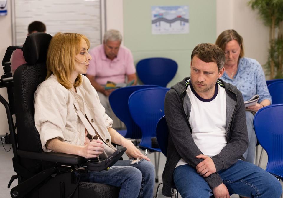 Monday, July 24: Paul attends the MND clinic