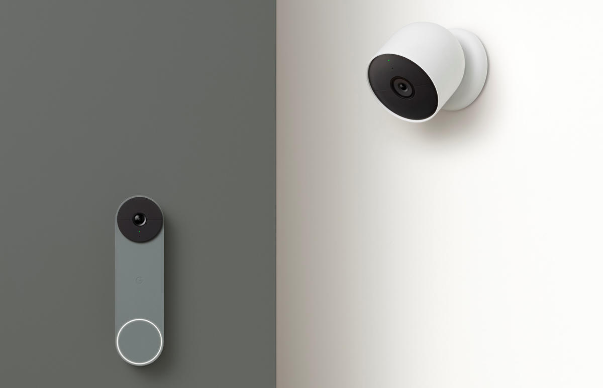 Google 的新一代Nest Cam 與Doorbell 可以靠電池運作