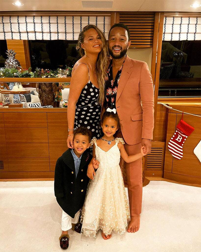 Chrissy Teigen, John Legend, Luna Stephens, Miles Stephens, Kids, Children, Instagram