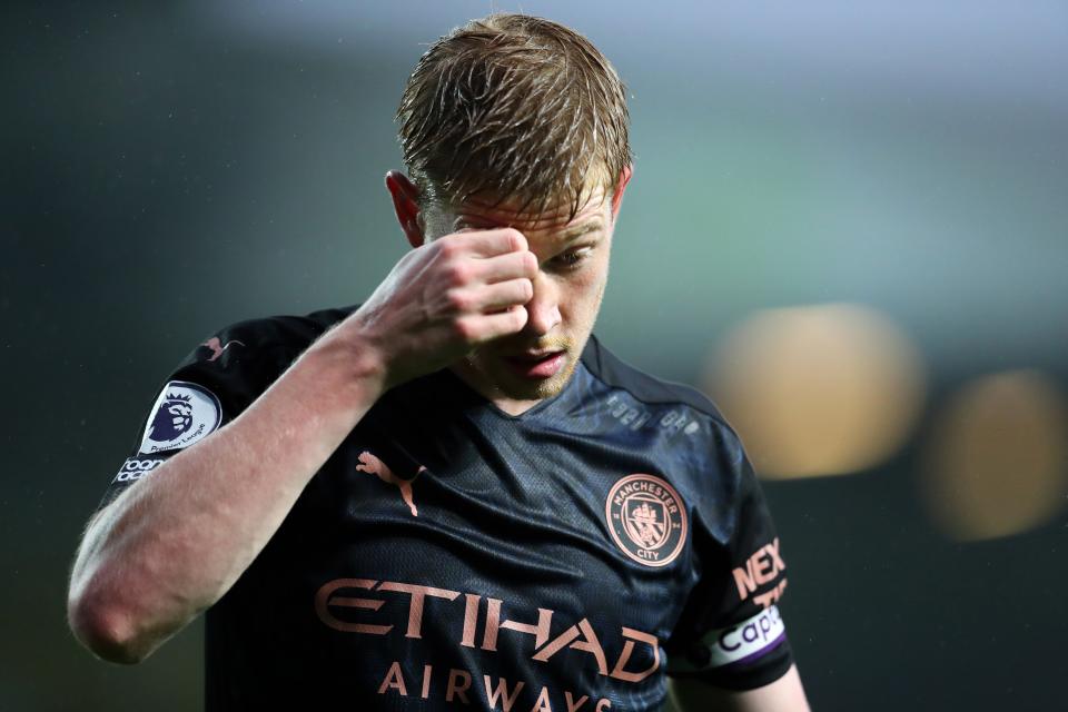 Manchester City midfielder Kevin De Bruyne (Getty Images)