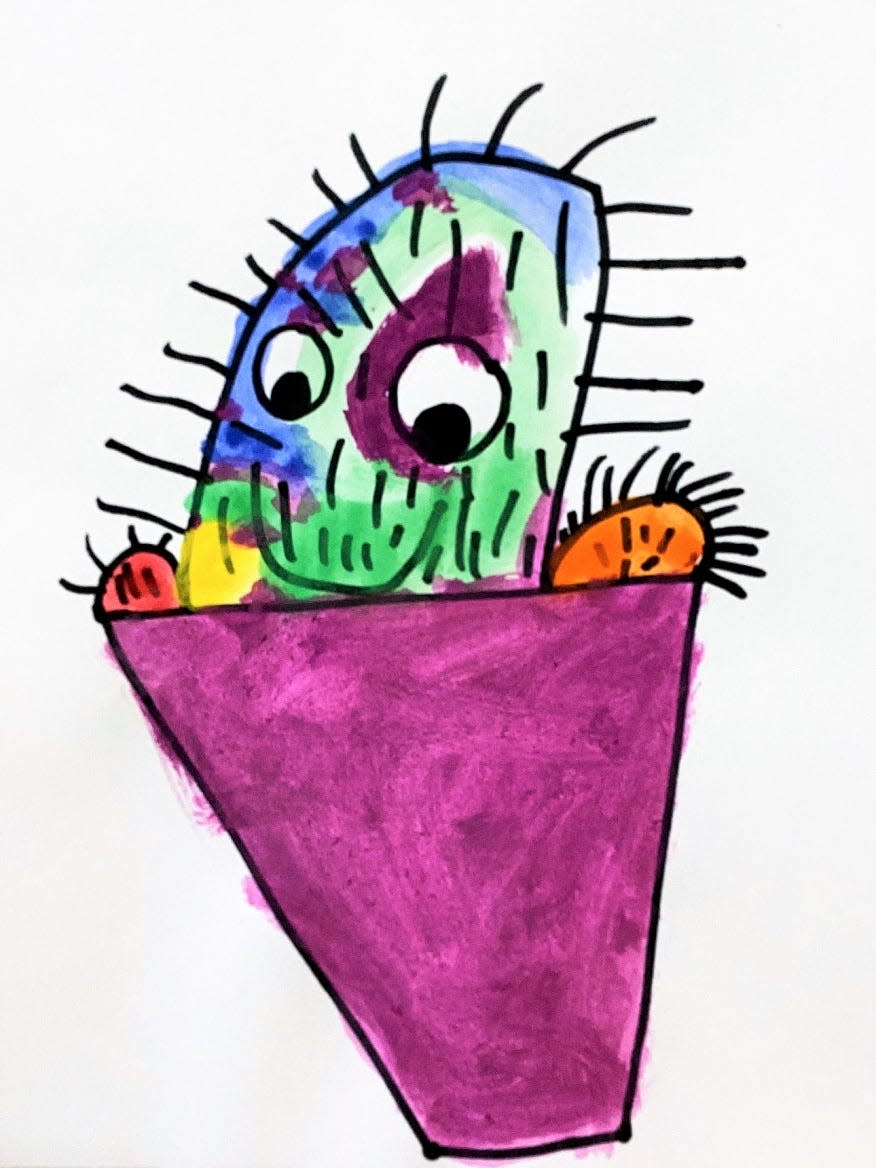 Sheridan Elementary School student Lorelai Respalje was the winner of Artsonia’s Artist of the Week contest, a voting competition held on Artsonia.com, the world’s largest collection of student art portfolios exhibiting more than 100 million pieces of student art. Respalje received more than 500 online votes for her winning art depicting a smiling cactus, shown here.