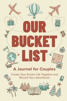 Write down the adventures on your joint bucket list with this journal