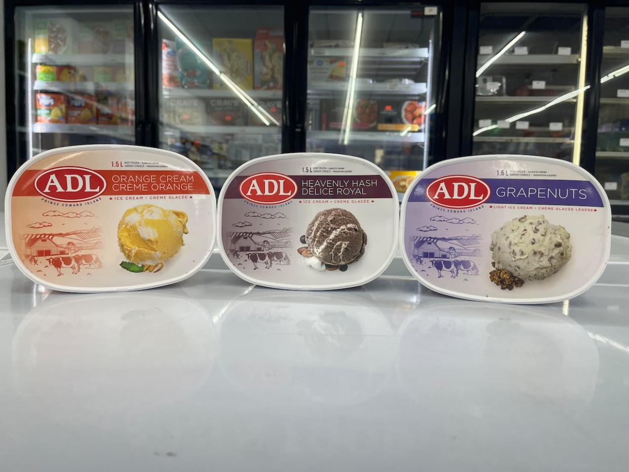 Many Islanders will miss ADL flavours like orange cream, heavenly hash and grapenut when the company stops selling tubs in stores as of Feb. 1. (Wayne Thibodeau/CBC - image credit)