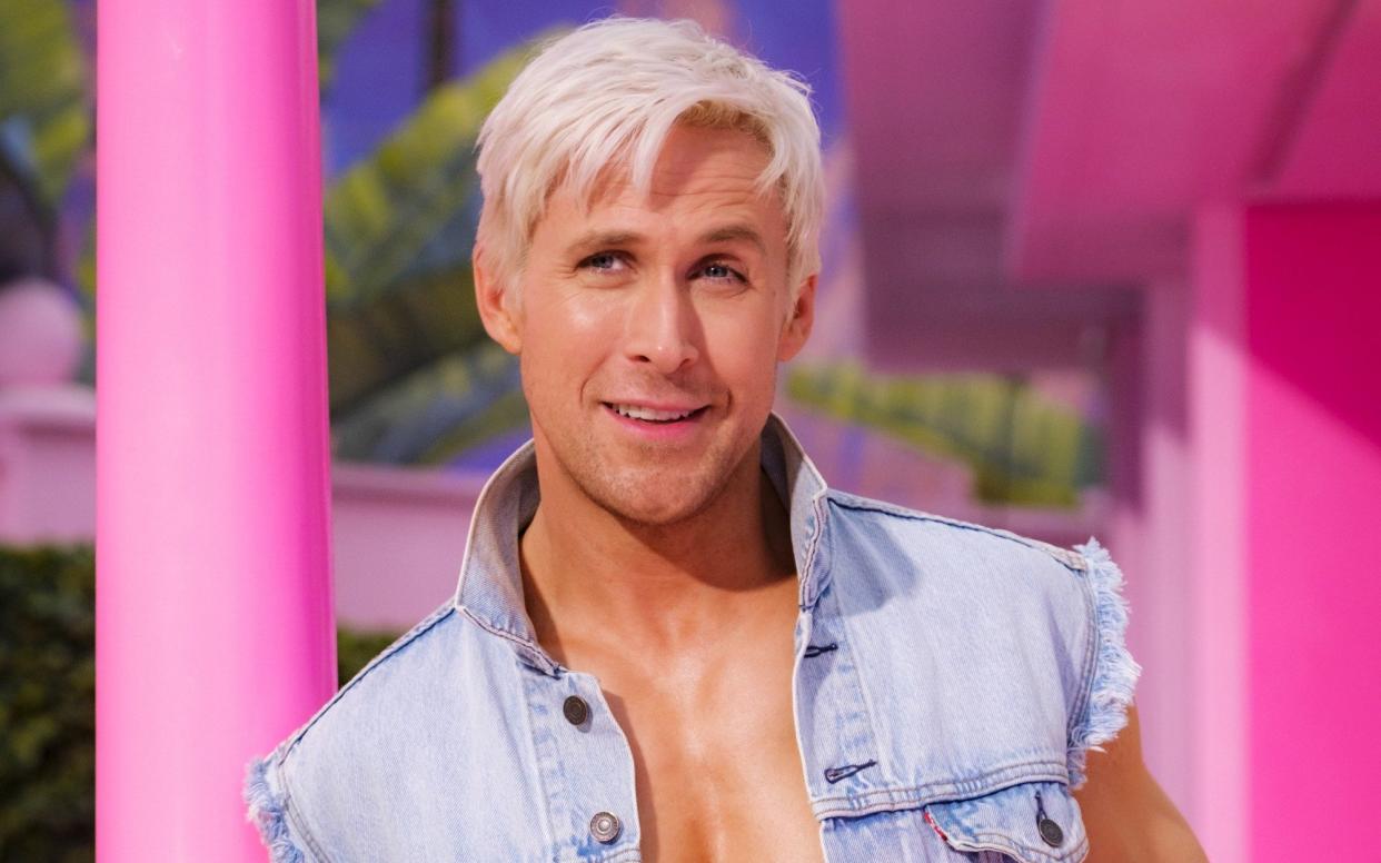 Barbie, 2023, starring Ryan Gosling as Ken