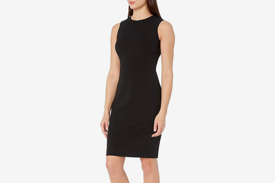 Calvin Klein Sleeveless Scuba Sheath Dress