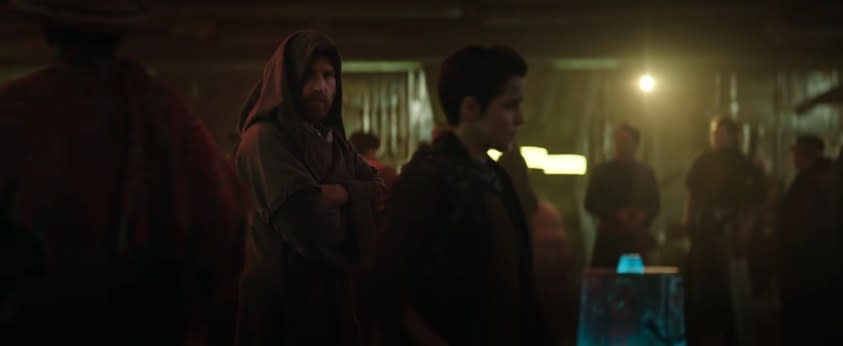 Obi-Wan in a hood