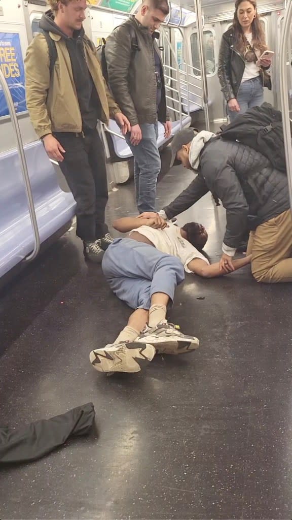 Penny fatally choked homeless man Jordan Neely on an NYC subway after Neely was behaving aggressively. Juan Vazquez