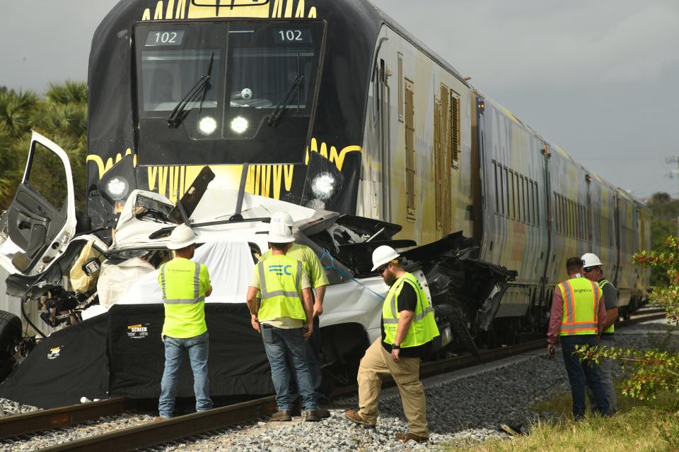 A fatal incident involving a vehicle and a Brightline train occurred in Melbourne at Jernigan Avenue just north of University Boulevard.