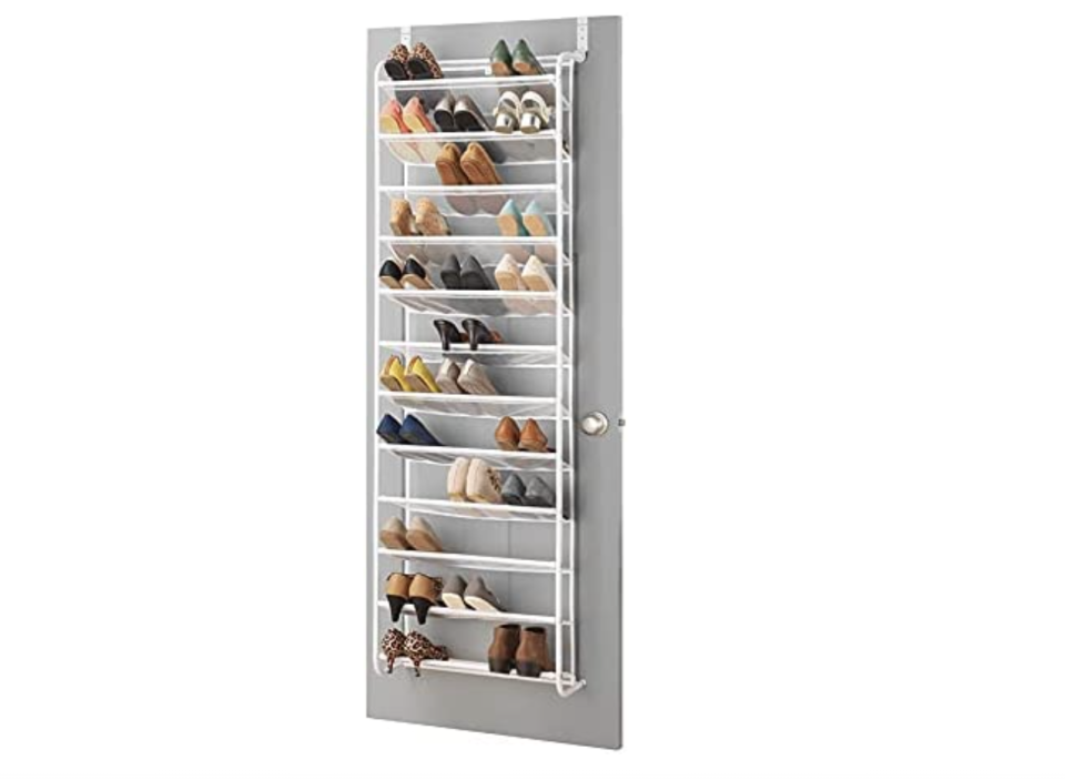 1) Over The Door Shoe Organizer