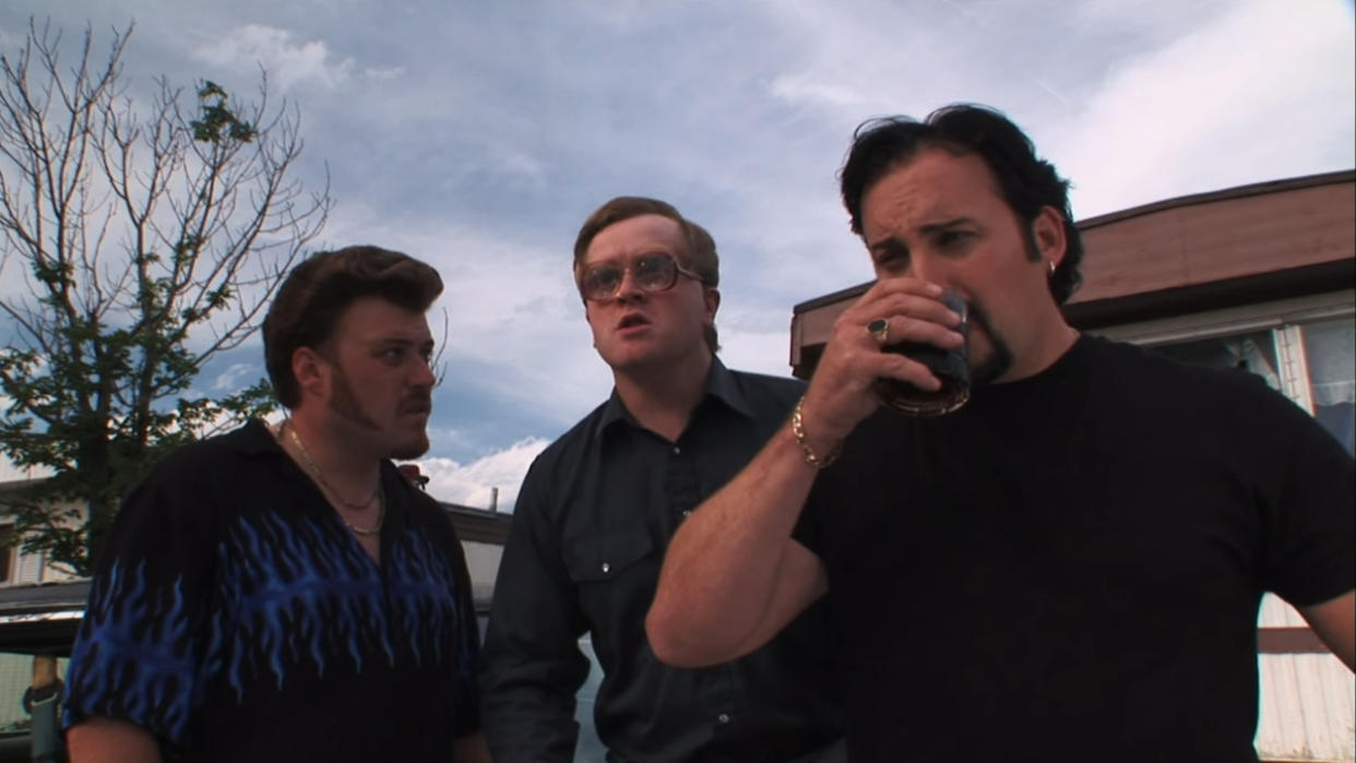  Rob Wells, Mike Smith, and John Paul Tremblay on Trailer Park Boys 