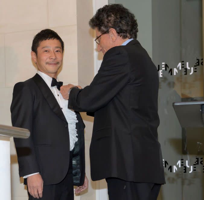Yusaku Maezawa & Patrick Seguin Awarded Chevalier Des Arts et Lettres