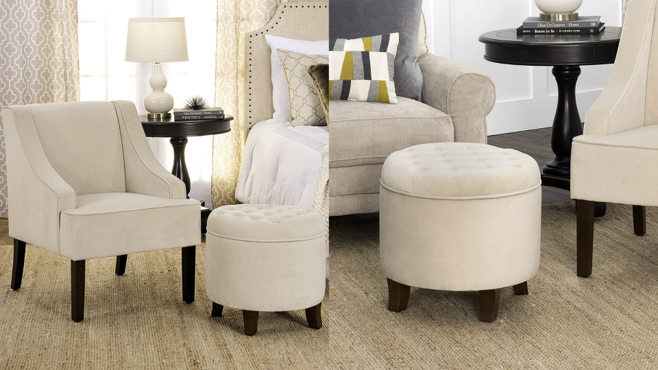 Can't put your finger on what might be missing from that one room in your home? It could be a stylish new ottoman.