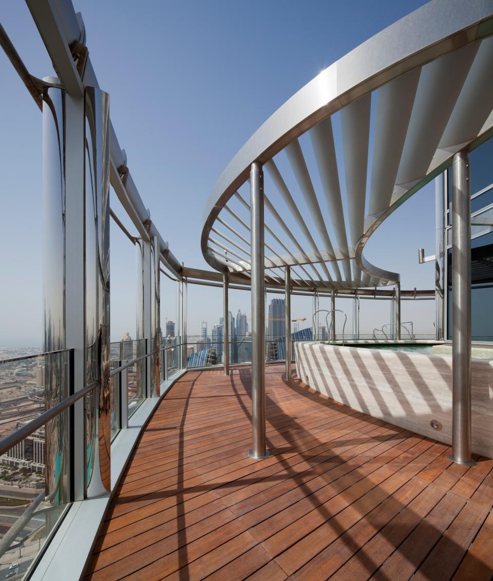 Observation decks at the Burj Khalifa are open to the public with the purchase of a ticket.