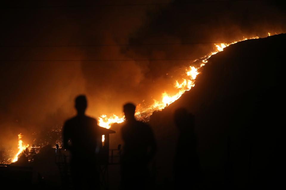 Turkey Wildfire (Copyright 2021 The Associated Press. All rights reserved)