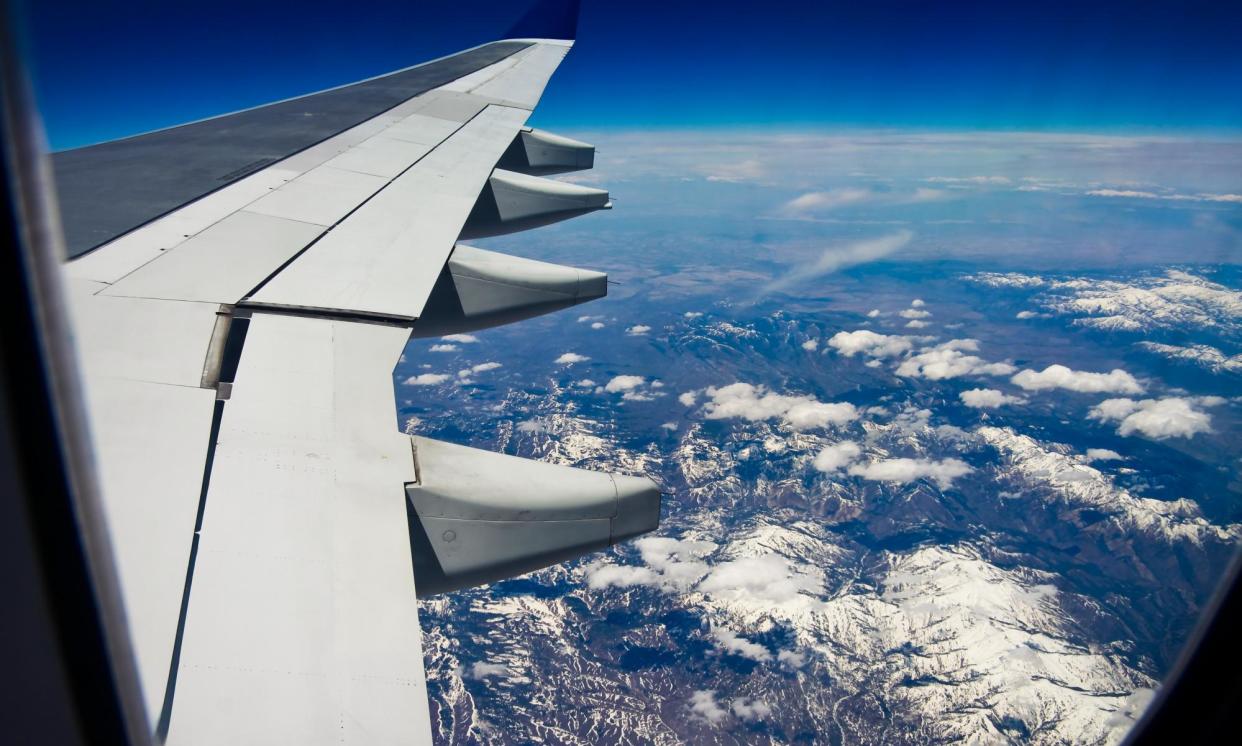 <span>‘Generally, turbulence is expected over high mountains, oceans, the equator and when entering jet streams.’</span><span>Photograph: KuntalSaha/Getty Images/iStockphoto</span>