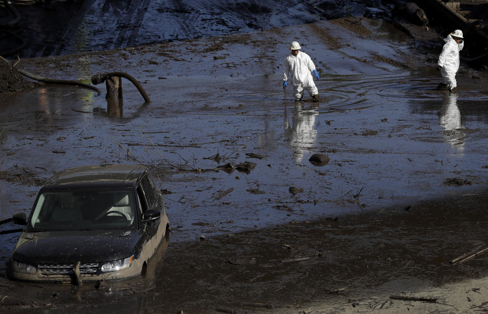 Record rain and mudslides hit California