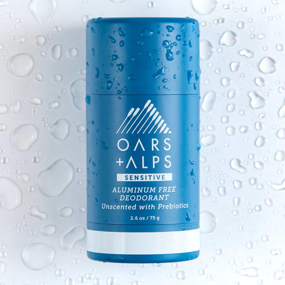 Oars and Alps Unscented Aluminum-Free Deodorant for Sensitive Skin; aluminum-free deodorant for men