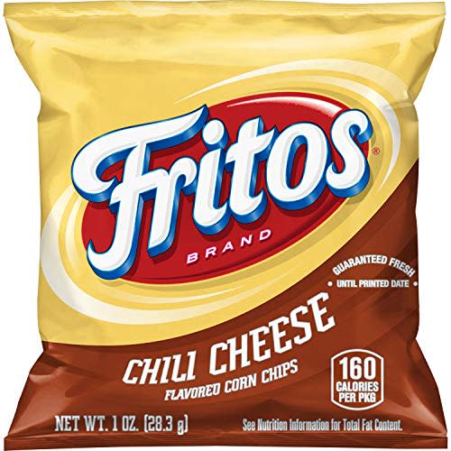 Fritos Corn Chips, Chili Cheese, 1 Ounce (Pack of 40)