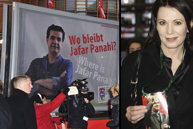 Auch bei der Berlinale 2011 forderten die Stars die Freilassung von Jafar Panahi. (Bilder: Getty Images)