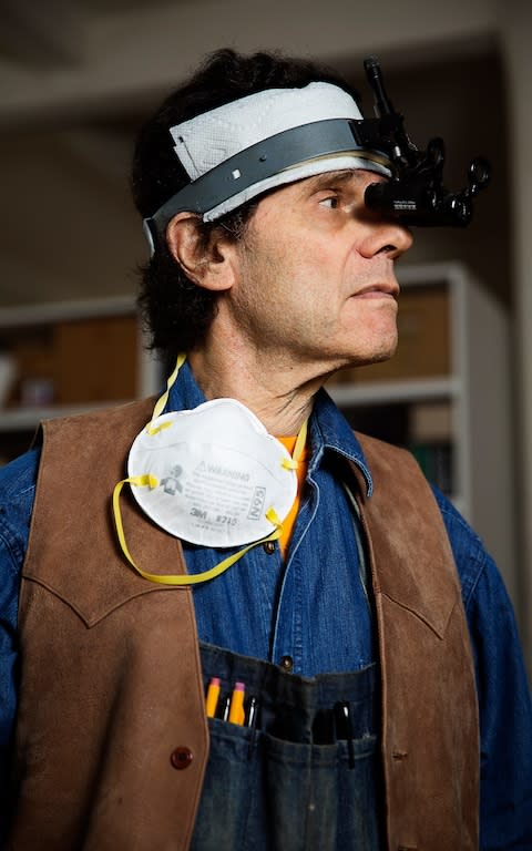 Daniel Brush in his studio - Credit: Nathan Crooker