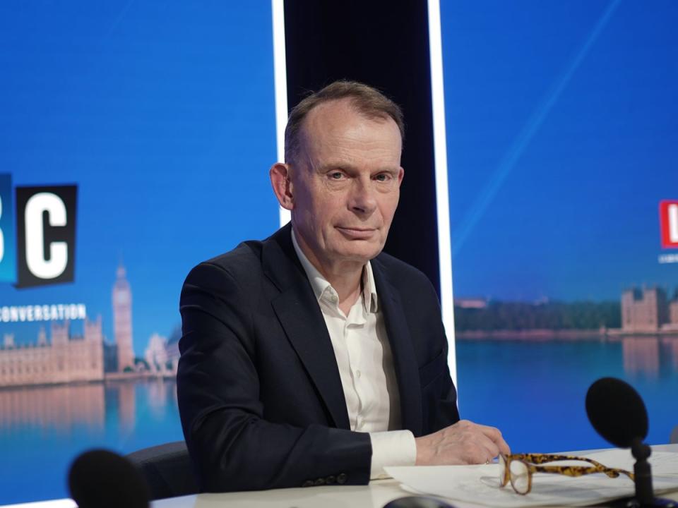 Andrew Marr on LBC (PA)