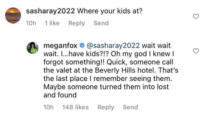   Instagram: Megan Fox