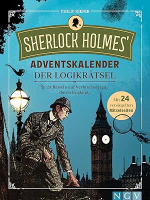 Mit 24 Logikrätseln durch die Weihnachtszeit: Sherlock Holmes' Adventskalender. (Bild: Amazon)