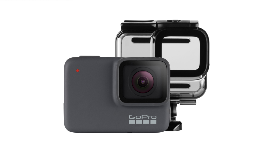 GoPro HERO7 Silver Waterproof 4K Sports & Helmet Camera Bundle
