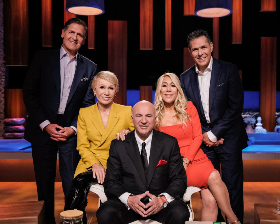 The cast of "Shark Tank"