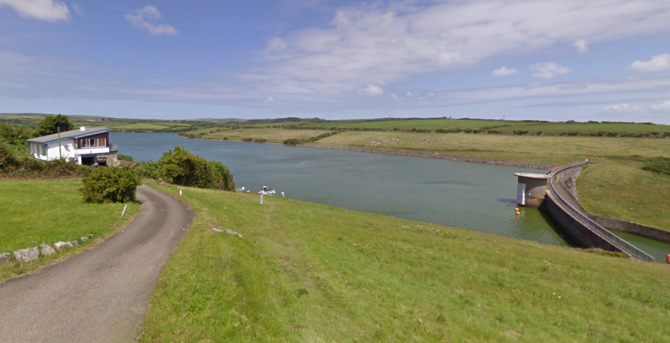 The body was found in Drift Service Reservoir near Penzance, Cornwall. (Google)