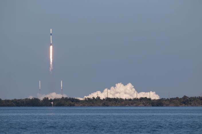 SpaceX CRS 19 Launch Dec 4 2019. 
Picture by Jon Galed