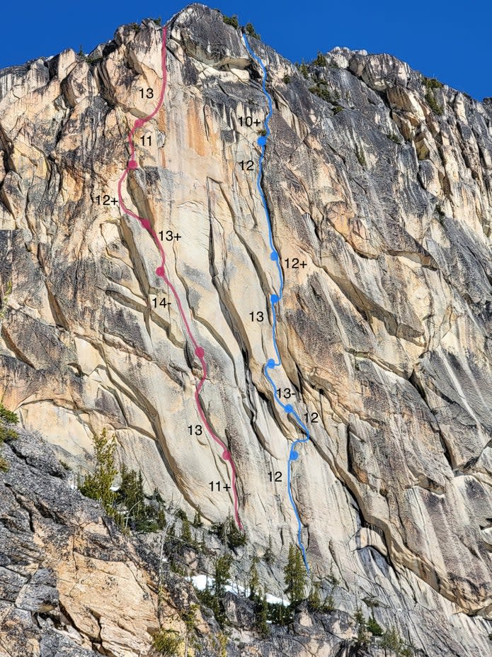 Overview of South Early Winter Spire in Washington Pass.