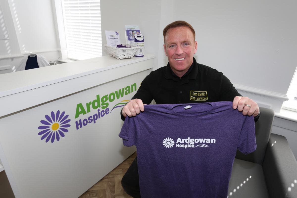 Liam Martin running half marathon to raise cash for Ardgowan Hospice. <i>(Image: George Munro)</i>