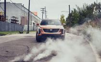 <p>From this angle, Cadillac's first-ever subcompact luxury crossover, <a rel="nofollow noopener" href="https://www.caranddriver.com/reviews/2019-cadillac-xt4-crossover-by-the-numbers-2" target="_blank" data-ylk="slk:the XT4;elm:context_link;itc:0;sec:content-canvas" class="link ">the XT4</a>, sure looks imposing, doesn't it? In reality, it's a fairly small SUV designed to go head-to-head with BMW's X1, Audi's Q3, and the Mercedes-Benz GLA-class. </p>