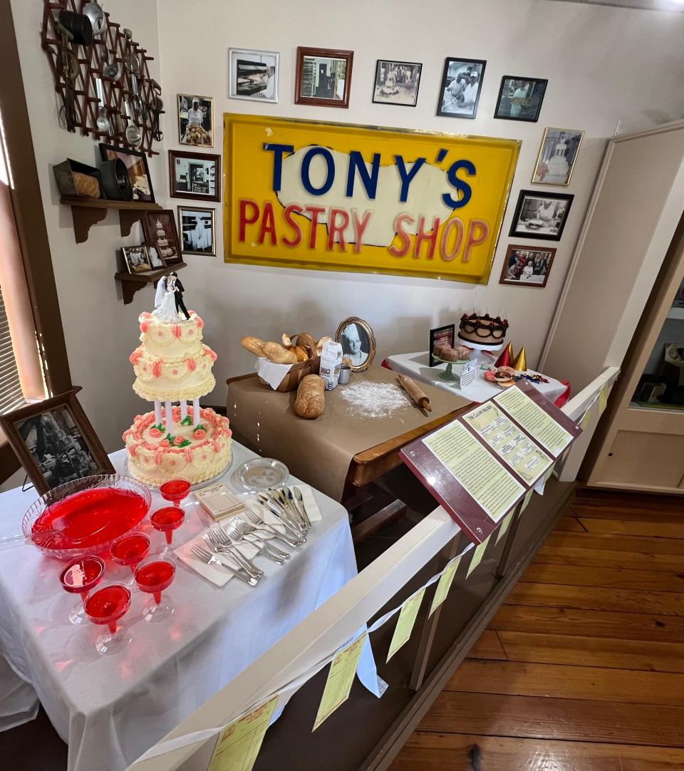 The Galion History Center is paying tribute to Tony's Pastry Shop with an exhibit that was unveiled in March.