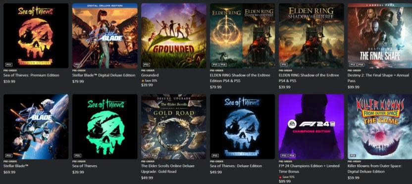 Juegos de Xbox brillaron en la PlayStation Store