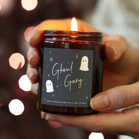 9) Ghoul Gang Halloween Candle