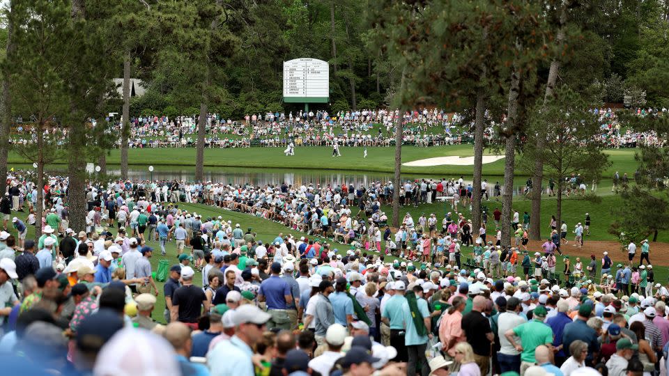 A general view of the sixth hole during the Par Three contest prior to the 2024 Masters. - Warren Little/Getty Images