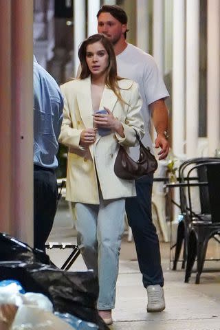 <p>TheImageDirect.com</p> Hailee Steinfeld and Josh Allen