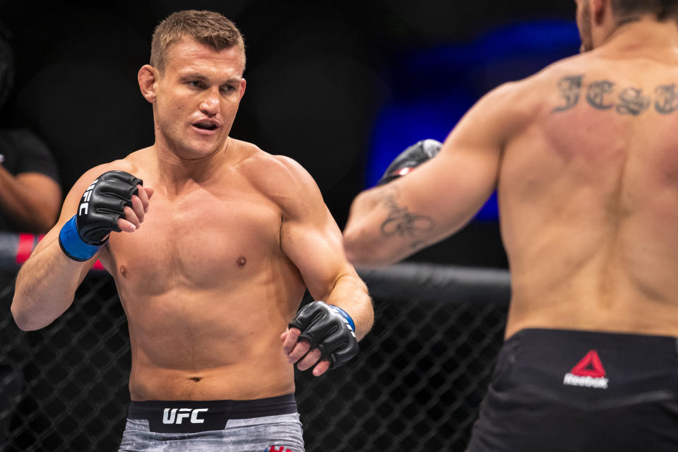 Ian Heinisch is out of UFC 250 due to a positive coronavirus test in his camp. (Photo by Brett Carlsen/Getty Images)