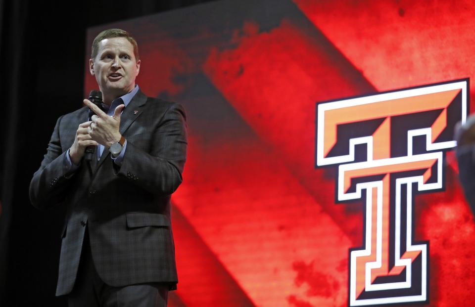 Kirby Hocutt has been Texas Tech athletics director since 2011.