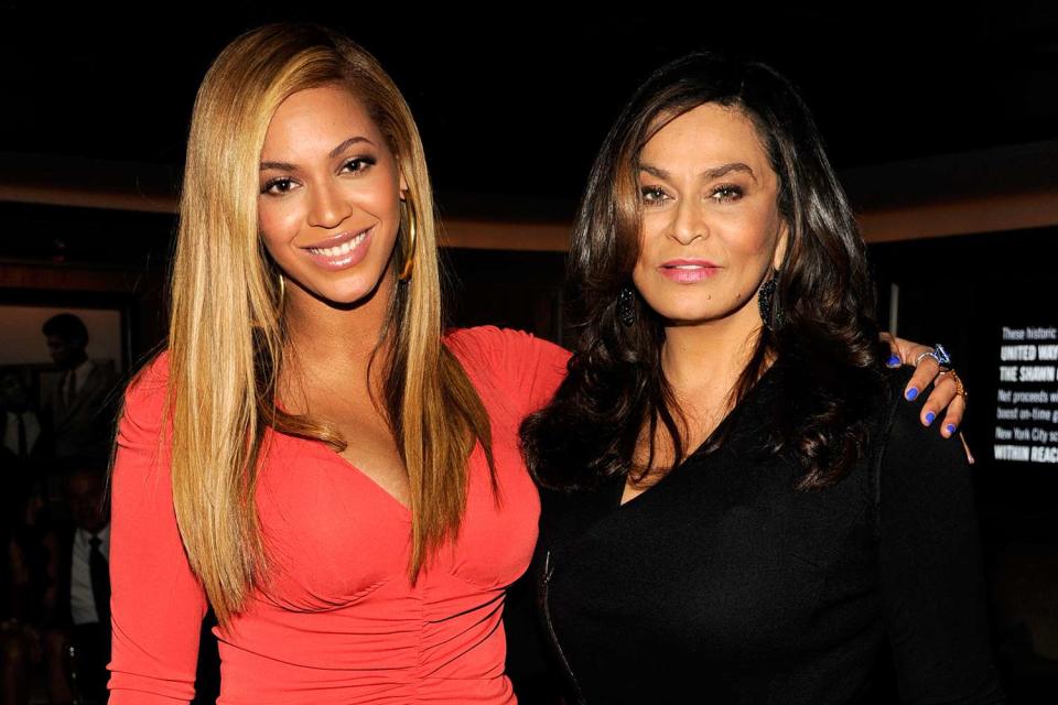 Kevin Mazur/Getty Images Beyoncé and Tina Knowles