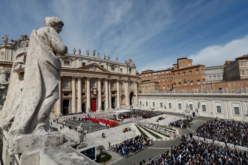 Palm Sunday Mass in Saint Peter's Square at the Vatican