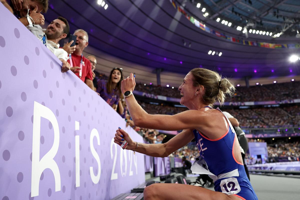 A steeplechase record at the 2024 Paris Olympics. Then a proposal. (He