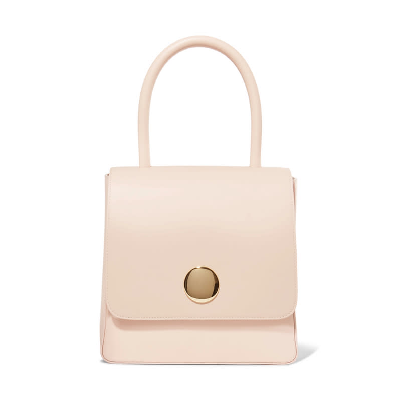 <a rel="nofollow noopener" href="http://rstyle.me/n/cjd4jmjduw" target="_blank" data-ylk="slk:Posternak Leather Tote, Mansur Gavriel, $895;elm:context_link;itc:0;sec:content-canvas" class="link ">Posternak Leather Tote, Mansur Gavriel, $895</a>