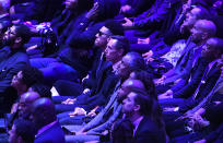 The "Celebration of Life for Kobe and Gianna Bryant" at Staples Center on February 24, 2020 in Los Angeles, California. (Photo by Kevork Djansezian/Getty Images)