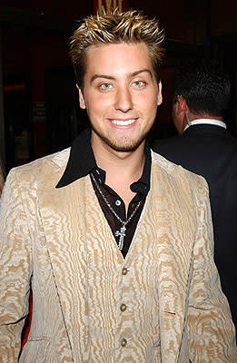 Lance Bass at the New York premiere of On The Line
